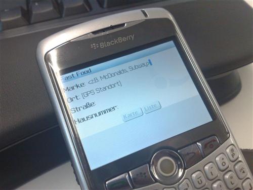 Klicktel Application für Blackberry